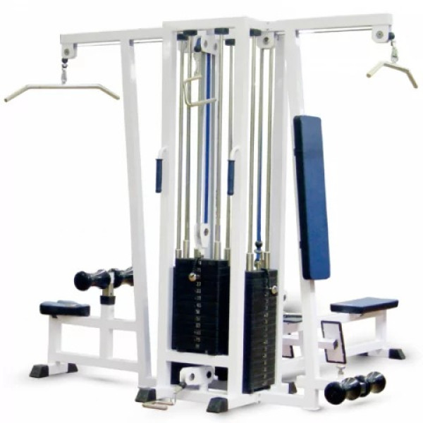 4-х позиционная станция с одинарной блочной рамкой MB Barbell