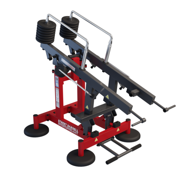 Разнорычажная тяга в наклоне / Bent-Over Row  With Free Levers MB Barbell