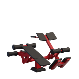 Пресс (угол наклона +20гр) + Гиперэкстензия / Sit Up Bench + Hyperextension