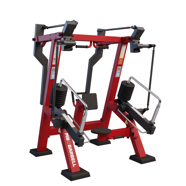 Тяга к поясу в положении сидя  с изменяемой нагрузкой / Lat Pull with variable load MB Barbell