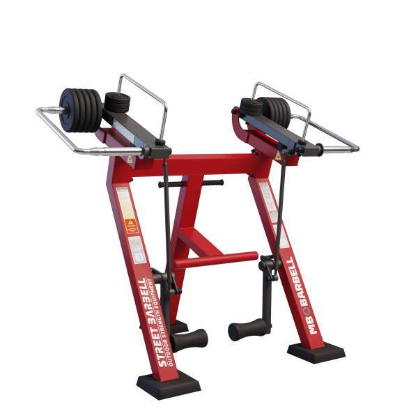 Сгибание ног в положении стоя с изменяемой нагрузкой / Legs curl in Standing position MB Barbell