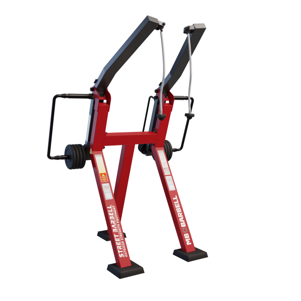 Веревочная вертикальная тяга стоя с изменяемой нагрузкой MB Barbell