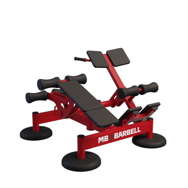 Пресс + Гиперэкстензия / Decline Bench and Hyperextension  MB Barbell