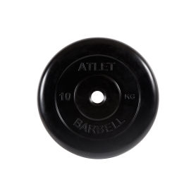 Диск обрезиненный Atlet, 10 кг