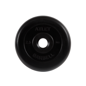 Диск обрезиненный Atlet, 2,5 кг.