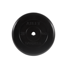 Диск обрезиненный Atlet, 20 кг