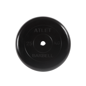 Диск обрезиненный Atlet, 25 кг