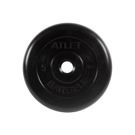 Диск обрезиненный Atlet, 5 кг.