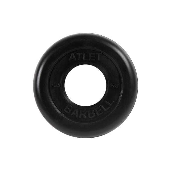 Диск обрезиненный Atlet, 1,25 кг. MB Barbell