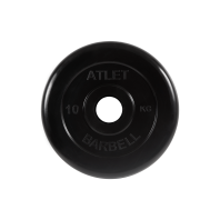 Диск обрезиненный Atlet, 10 кг