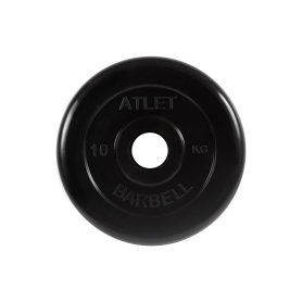 Диск обрезиненный Atlet, 10 кг