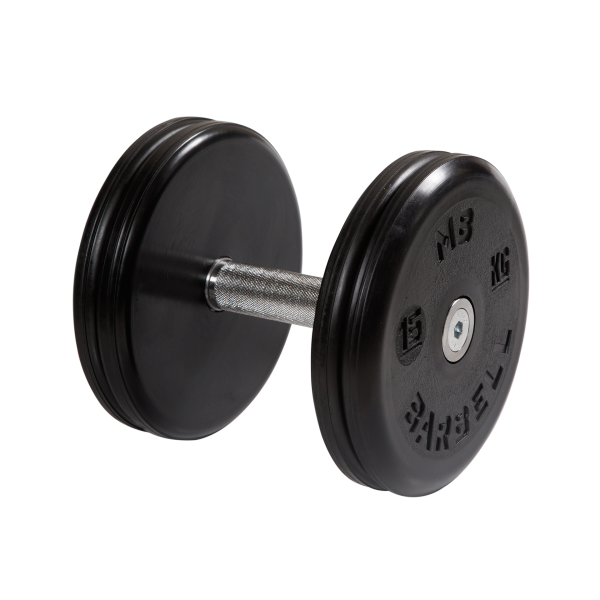 Гантель черная "Классик" 15 кг. MB Barbell