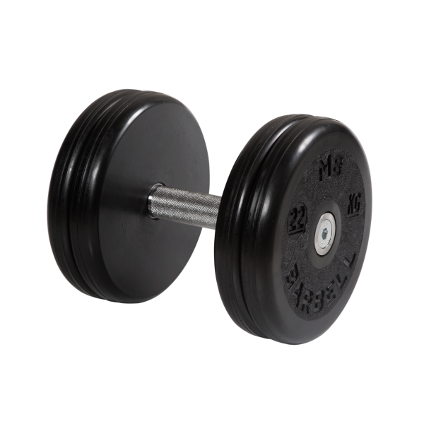 Гантель черная "Классик" 22 кг. MB Barbell