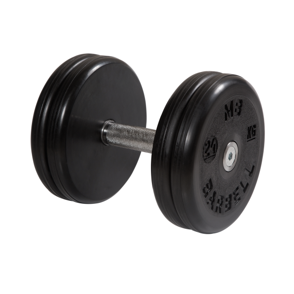 Гантель черная "Классик" 24 кг. MB Barbell