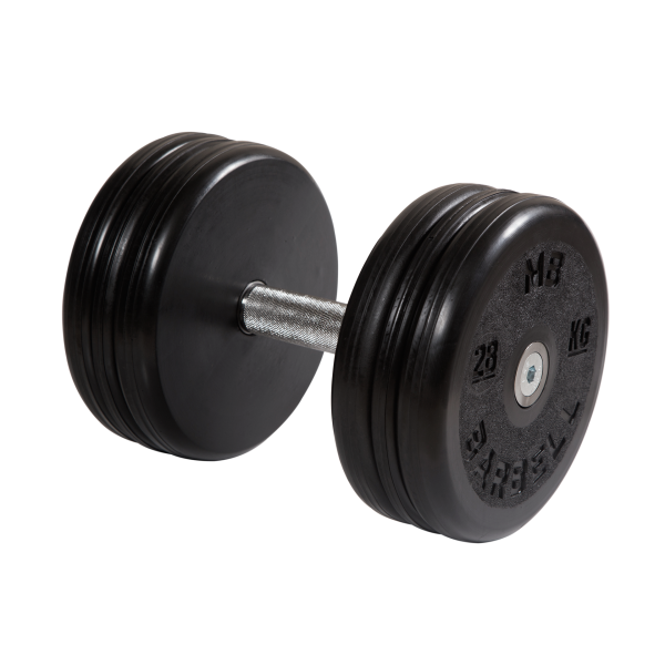 Гантель черная "Классик" 28 кг. MB Barbell
