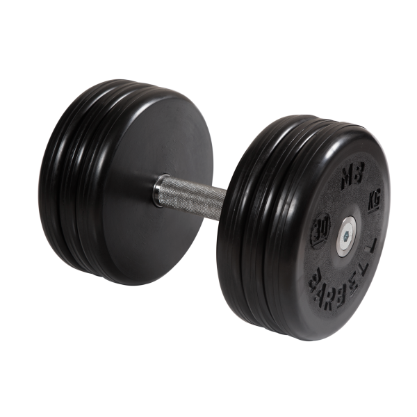 Гантель черная "Классик" 30 кг. MB Barbell