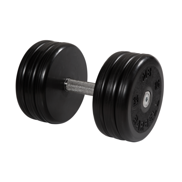 Гантель черная "Классик" 34 кг. MB Barbell