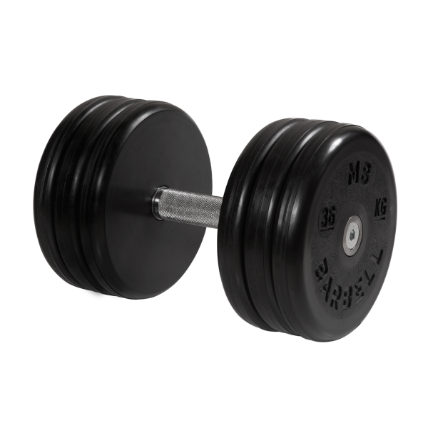 Гантель черная "Классик" 36 кг. MB Barbell