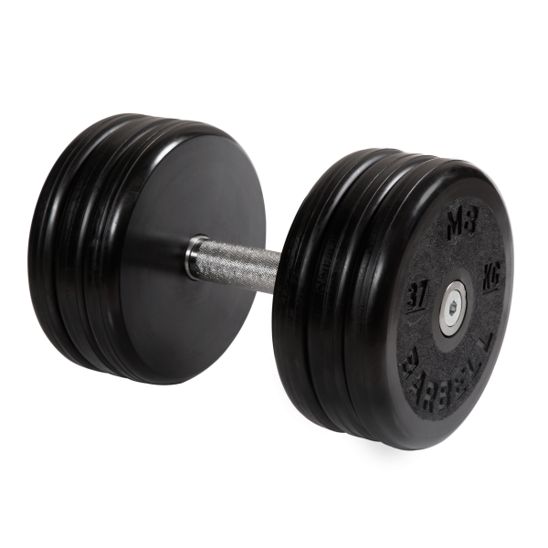 Гантель черная "Классик" 37 кг. MB Barbell