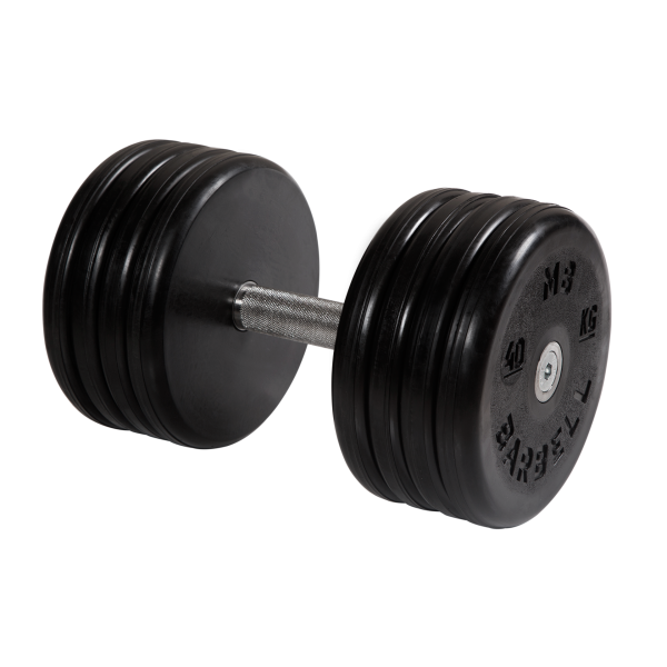 Гантель черная "Классик" 40 кг. MB Barbell