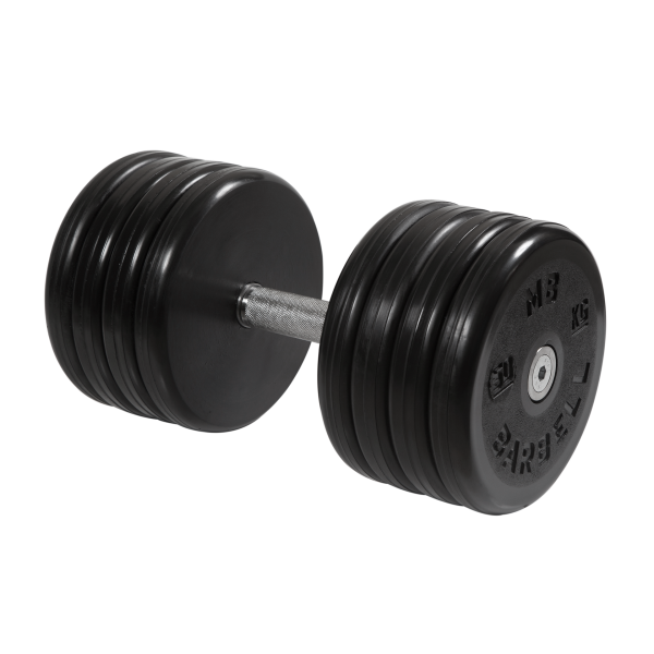 Гантель черная "Классик" 50 кг. MB Barbell