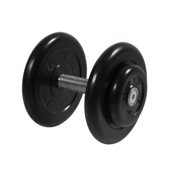 Гантель неразборная черная 13.5 кг MB Barbell