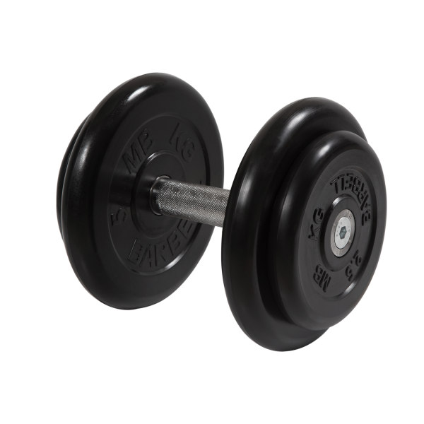 Гантель неразборная черная 16 кг MB Barbell