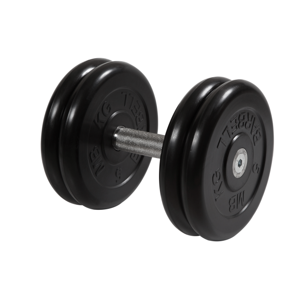 Гантель неразборная черная 21 кг MB Barbell