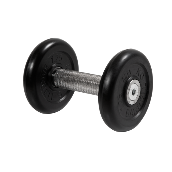 Гантель неразборная черная 3.5 кг MB Barbell