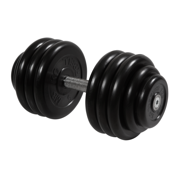 Гантель неразборная черная 38.5 кг MB Barbell