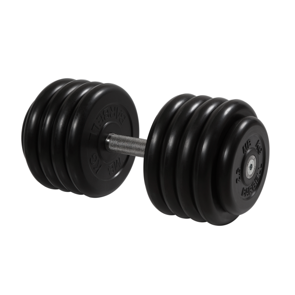 Гантель неразборная черная 46 кг MB Barbell