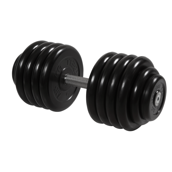 Гантель неразборная черная 48.5 кг MB Barbell