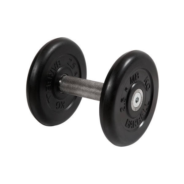 Гантель неразборная черная 6 кг MB Barbell