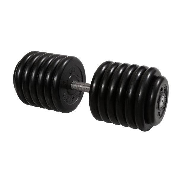 Гантель неразборная черная 66 кг MB Barbell