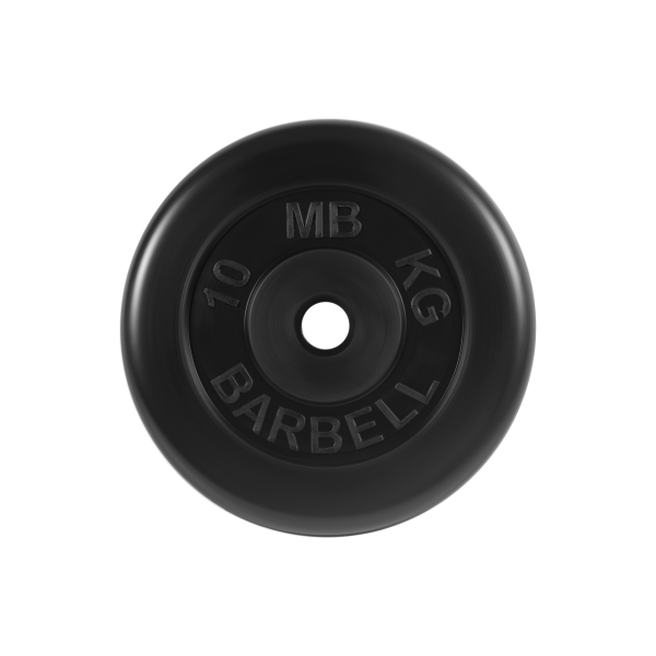 Диск обрезиненный "Стандарт" 10 кг MB Barbell
