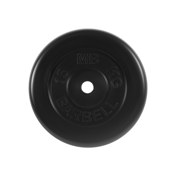 Диск обрезиненный "Стандарт" 15 кг MB Barbell