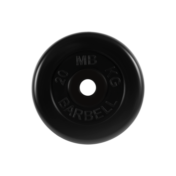 Диск обрезиненный "Стандарт" 20 кг MB Barbell