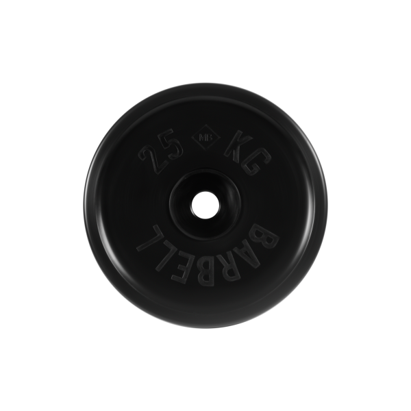 Диск обрезиненный "Евро-классик", чёрный, 25 кг MB Barbell