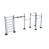 Рукоход-змейка, шведская стенка, четырехсторонний турник. MB Barbell фото 2