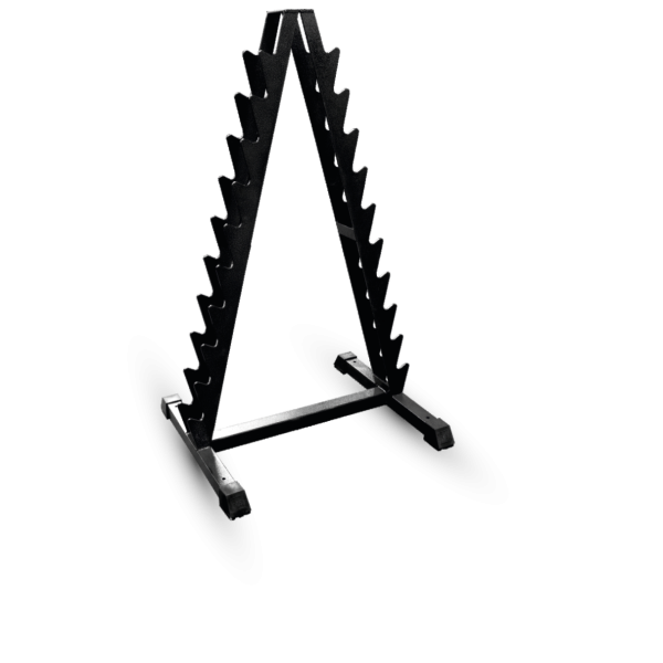 Стойка для хранения хромированных гантелей фитнес на 10 пар MB Barbell